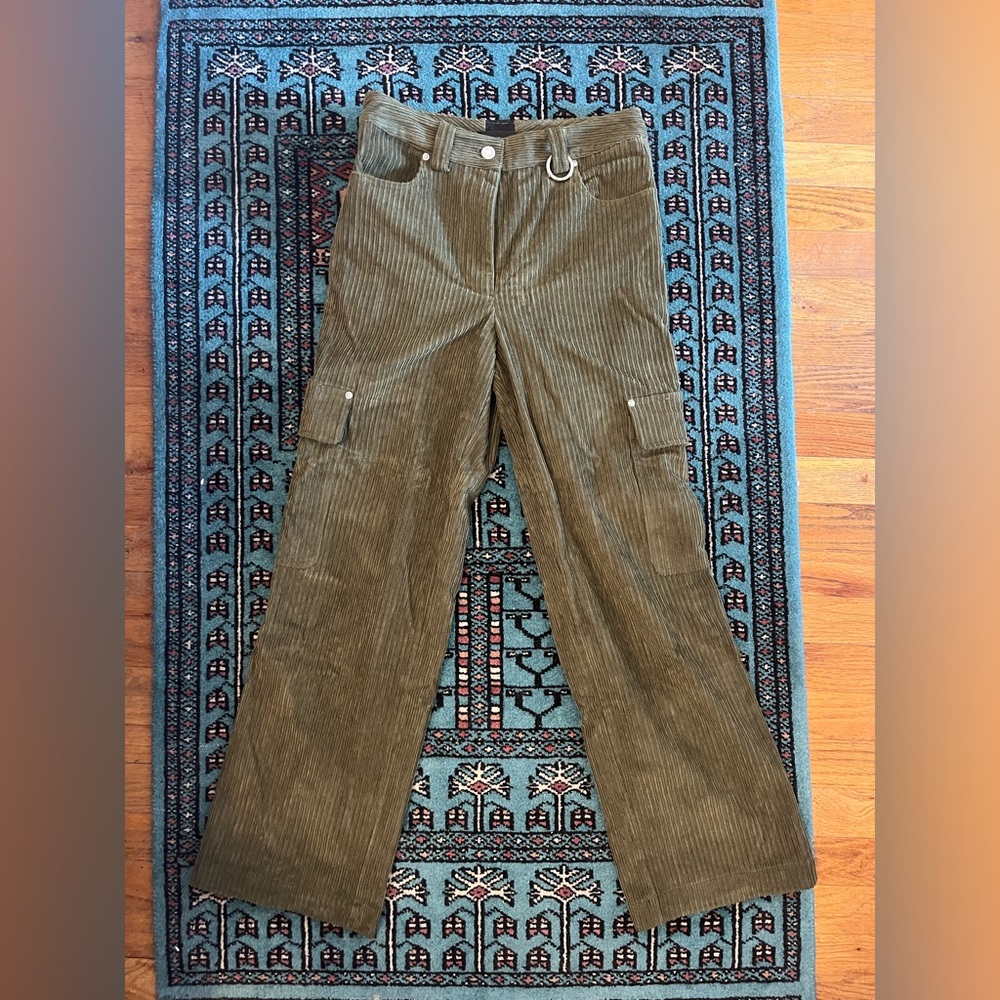 Helmut Lang Corduroy Cargo Pants